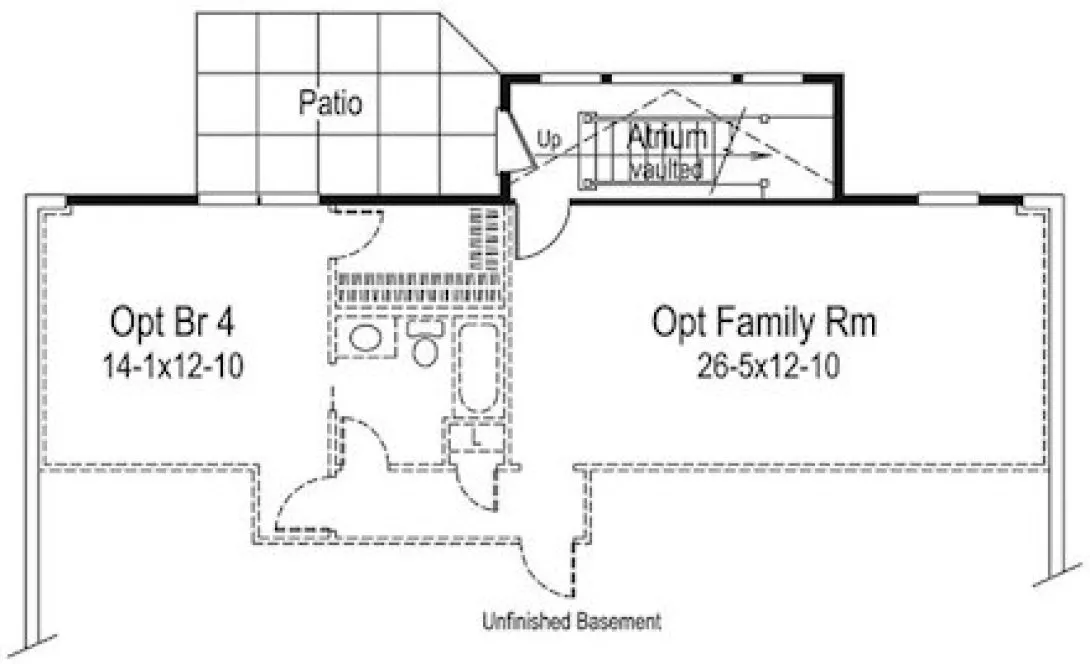 Basement Plan for House Plan #632351