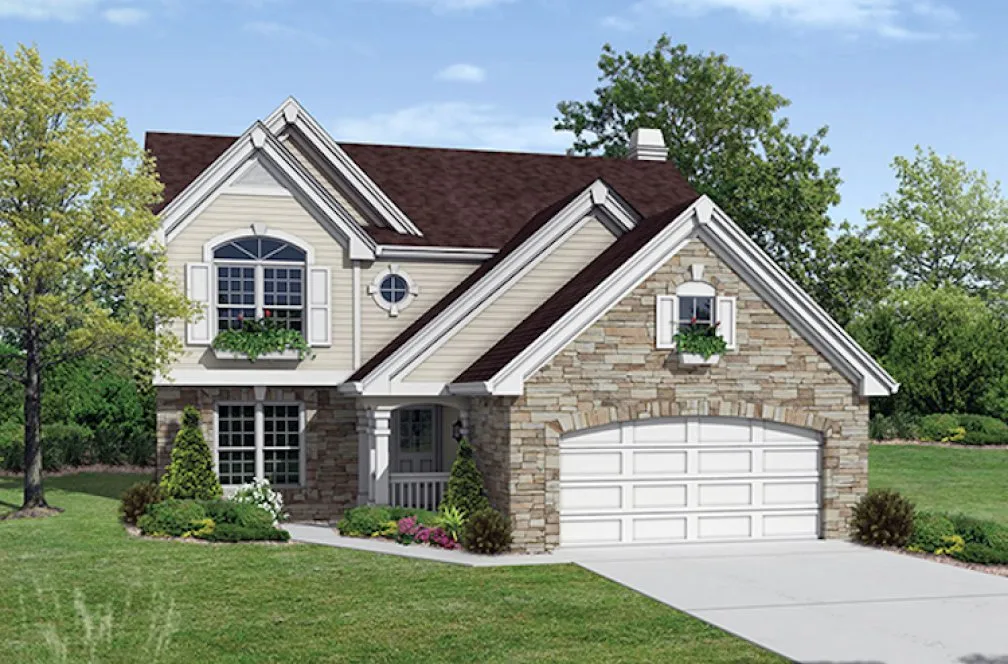 Full Rendering for House Plan #637612