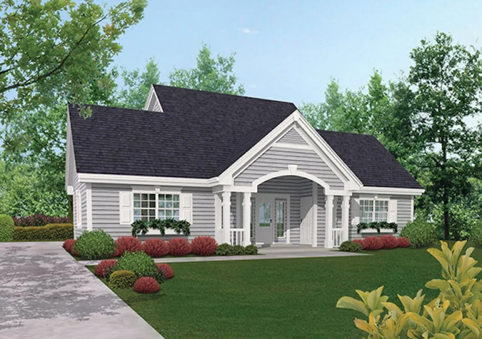 Full Rendering for House Plan #631391