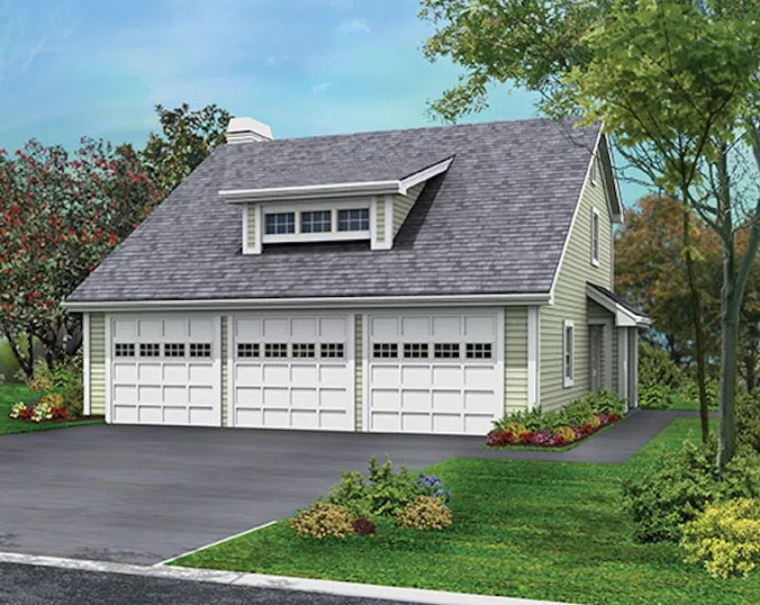 Full Rendering for House Plan #634671