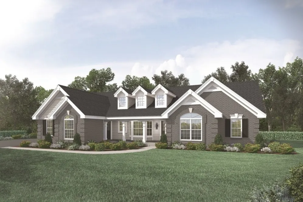 Full Rendering for House Plan #639291