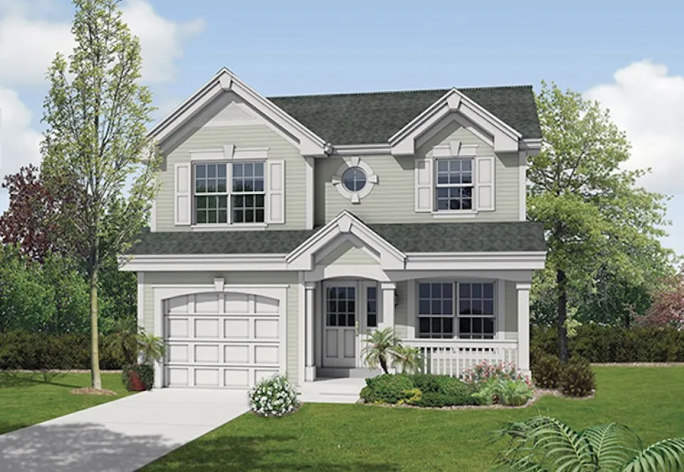 Full Rendering for House Plan #637611