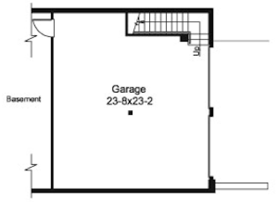 Basement Plan for House Plan #631491