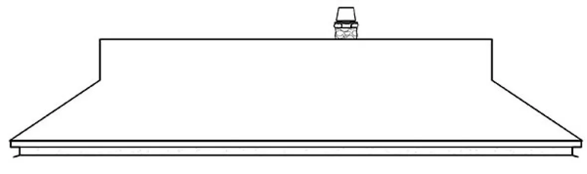 Rear Elevation for House Plan #630841