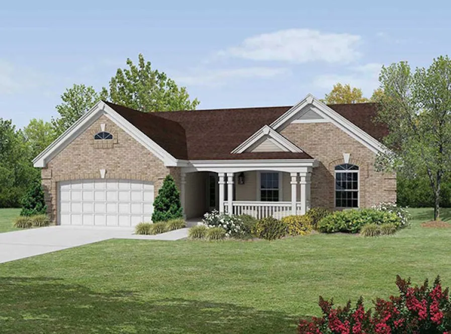 Full Rendering for House Plan #630851