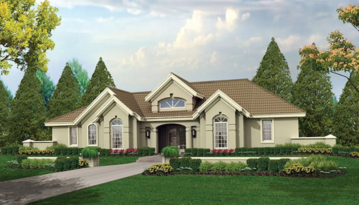 Full Rendering for House Plan #638491