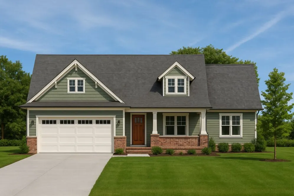 Full Rendering for House Plan #151004