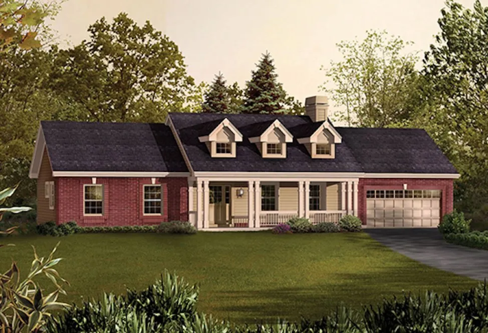 Full Rendering for House Plan #630241