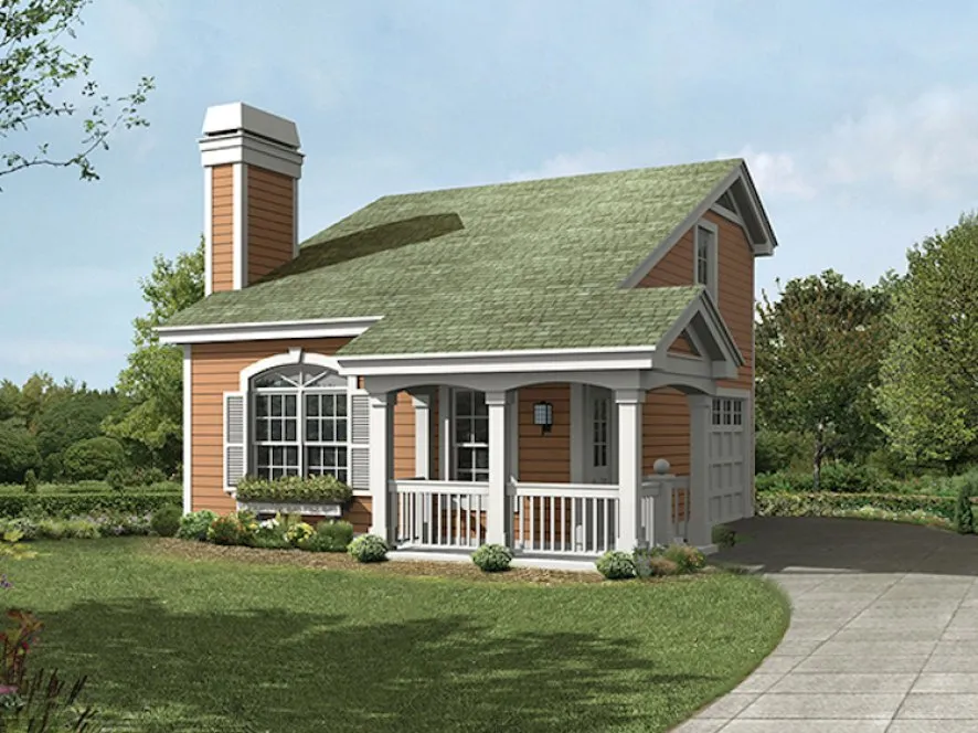 Full Rendering for House Plan #635090