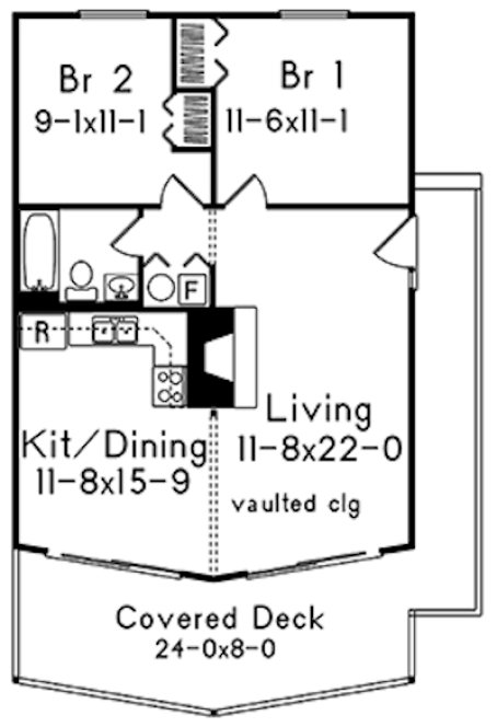 Main Floor Plan for House Plan #632970