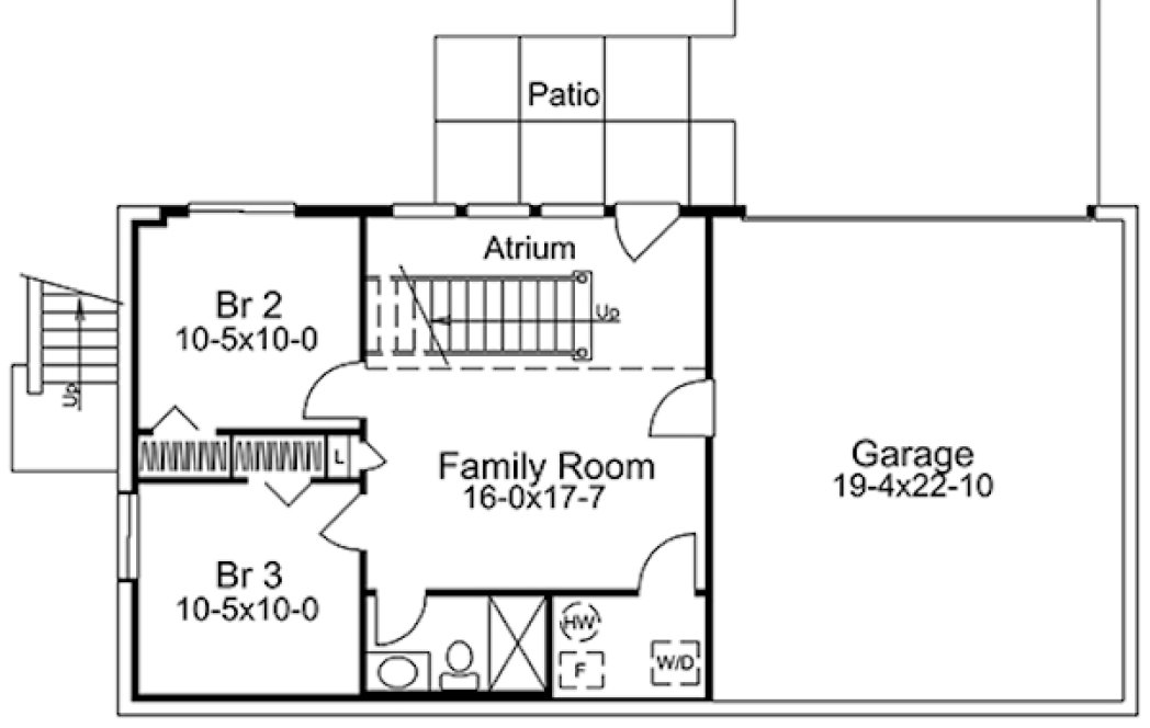 Basement Plan for House Plan #630861