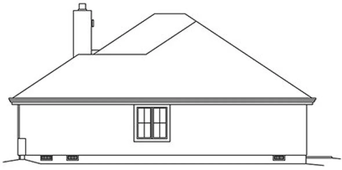 Right Elevation for House Plan #632702