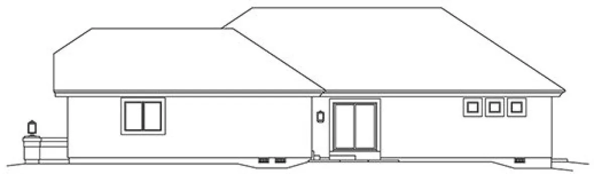 Right Elevation for House Plan #632251