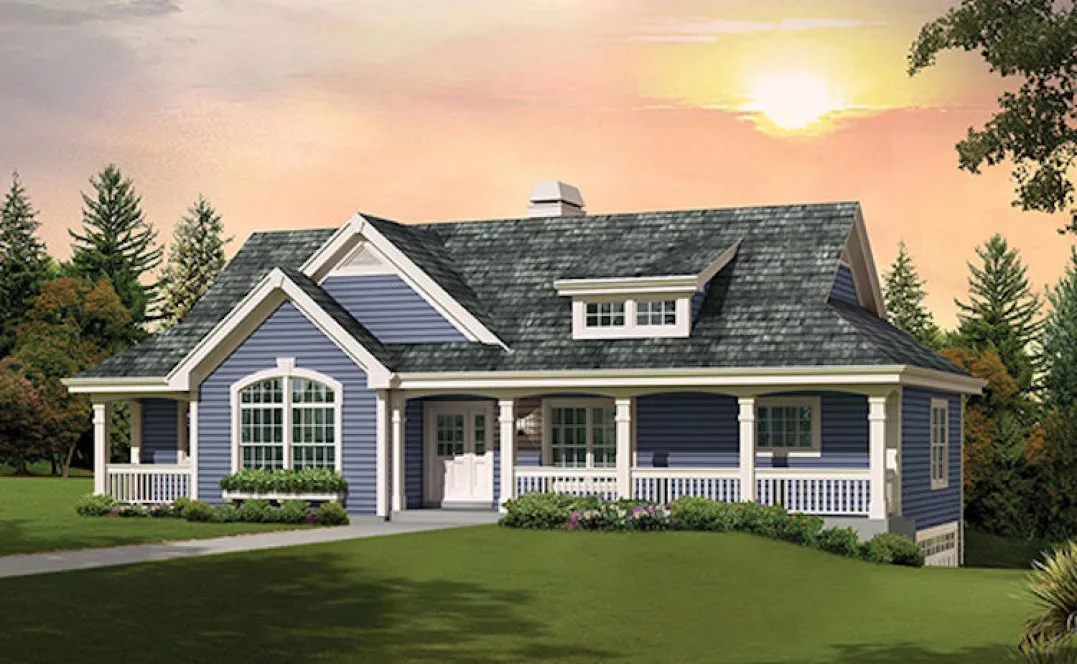 Full Rendering for House Plan #637761