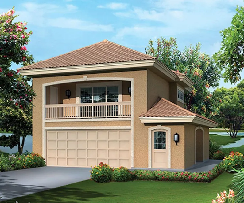 Full Rendering for House Plan #635571