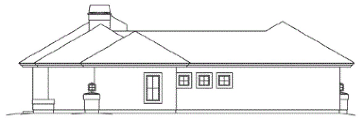 Right Elevation for House Plan #634522