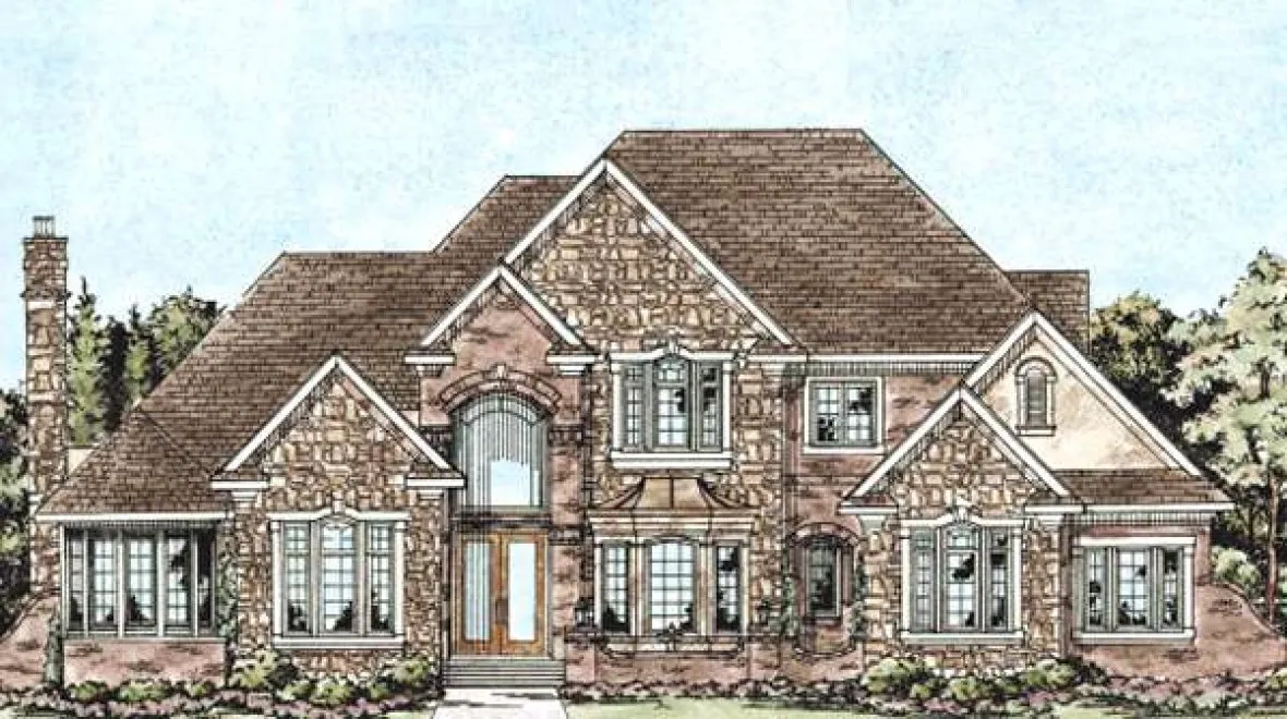 Full Rendering for House Plan #151003