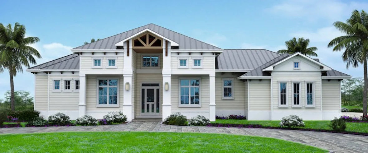 Full Rendering for House Plan #770313