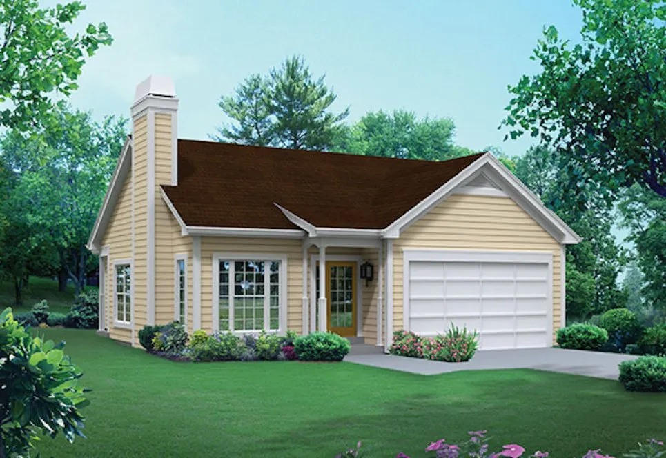 Full Rendering for House Plan #631821