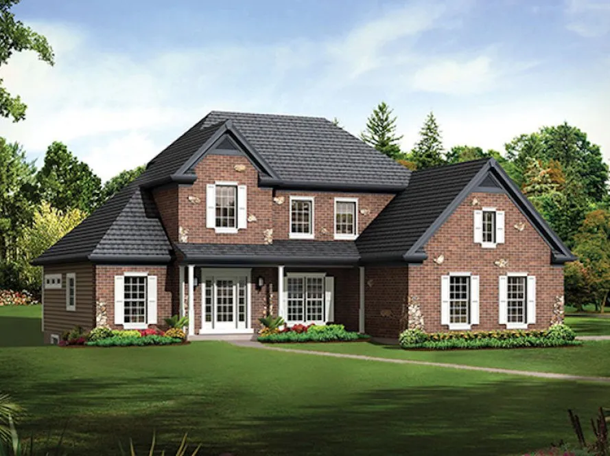 Full Rendering for House Plan #630422