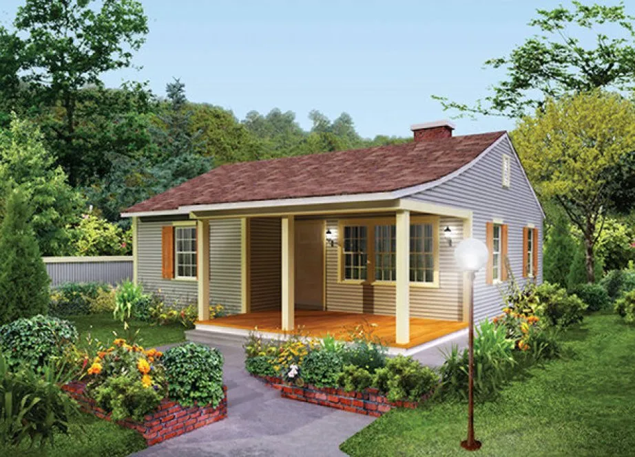 Full Rendering for House Plan #630337