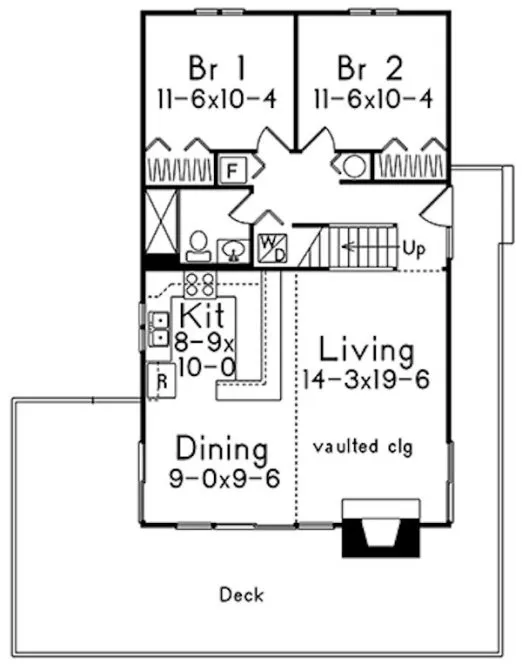Main Floor Plan for House Plan #634531