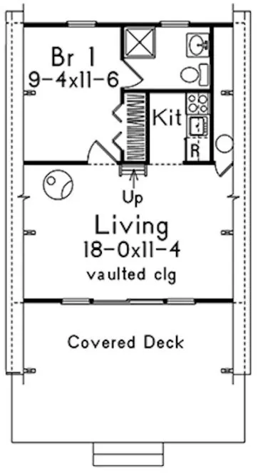 Main Floor Plan for House Plan #630618
