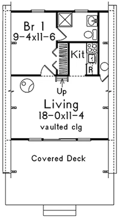 Main Floor Plan for House Plan #630618