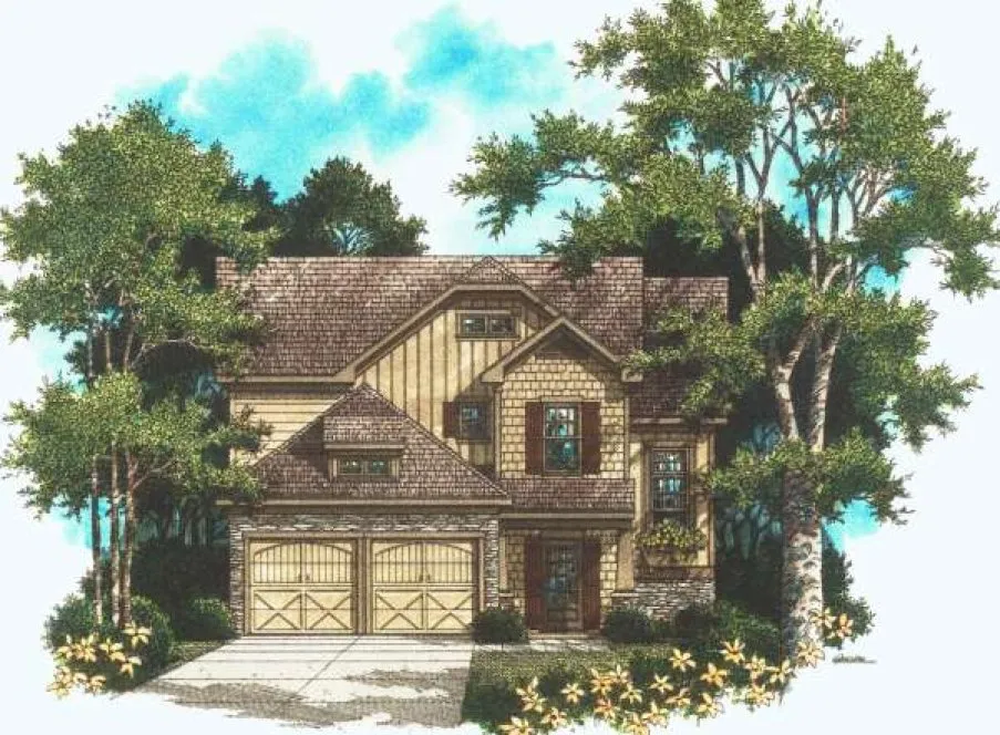 Full Rendering for House Plan #127751