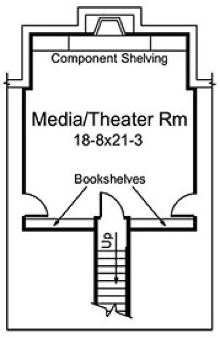 Basement Plan for House Plan #632873