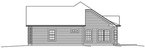 Right Elevation for House Plan #632651