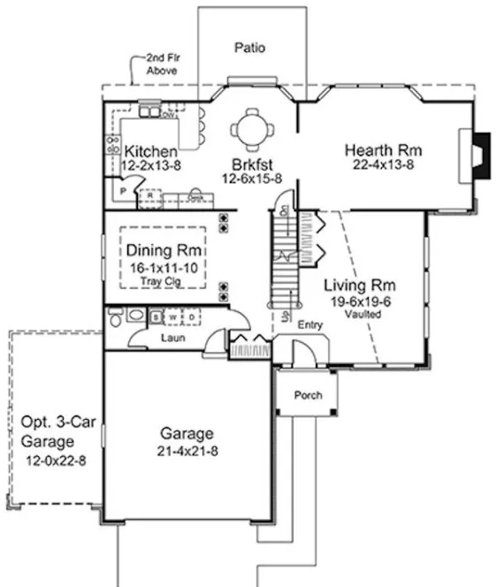 Main Floor Plan for House Plan #631632