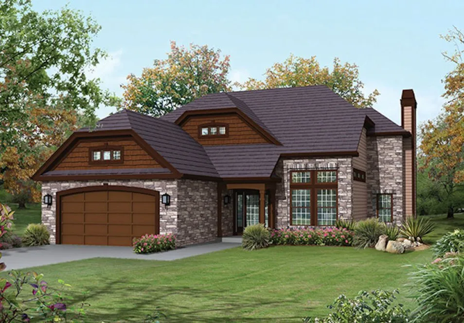 Full Rendering for House Plan #631632