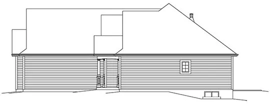 Right Elevation for House Plan #634891