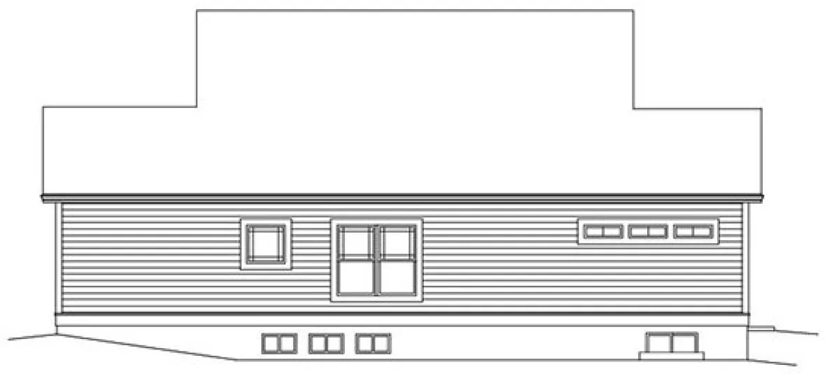Right Elevation for House Plan #632851