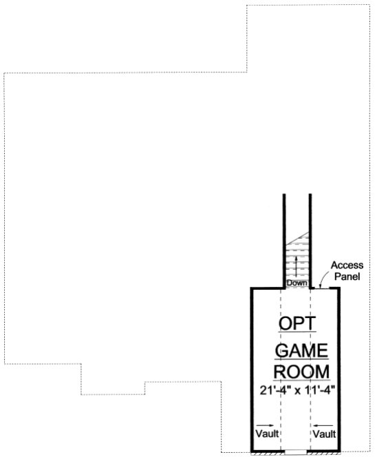 Second Floor Plan for House Plan #248142