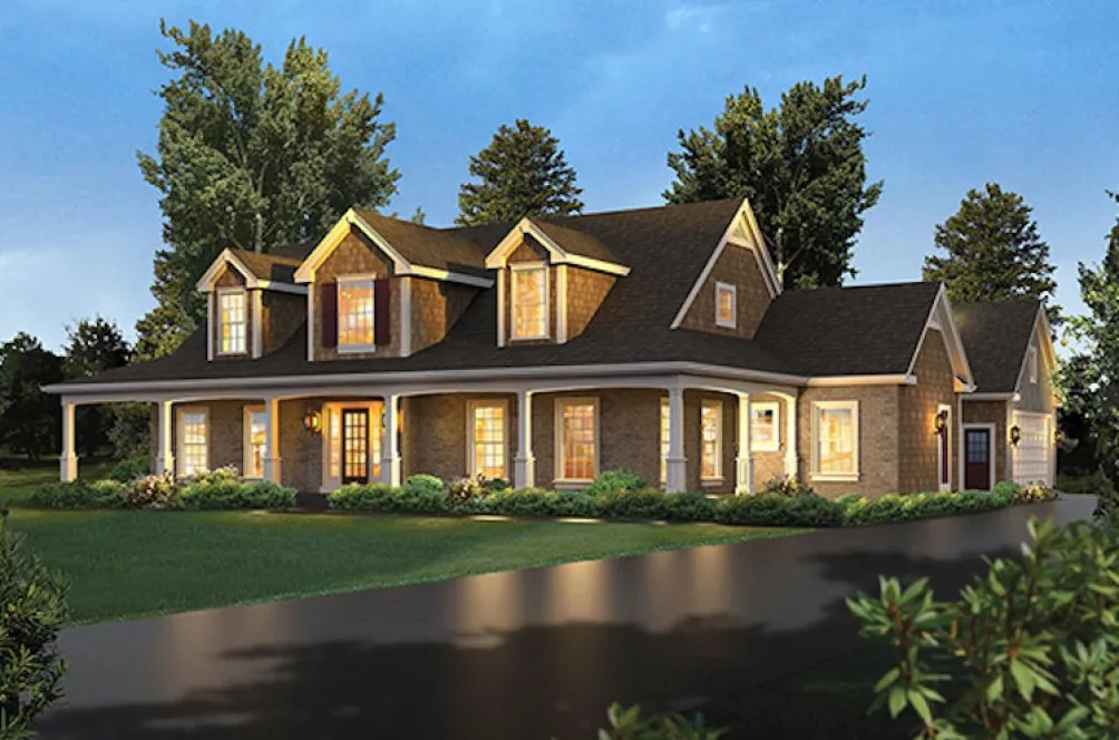 Full Rendering for House Plan #633873