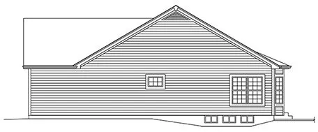 Right Elevation for House Plan #639731