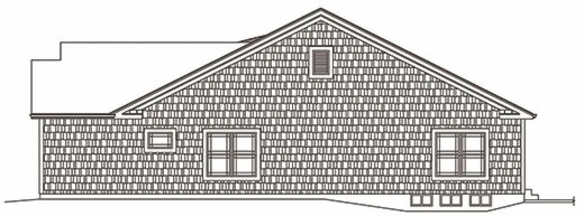 Right Elevation for House Plan #632671