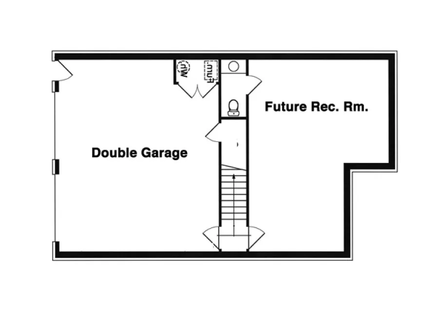 Basement Plan for House Plan #120532