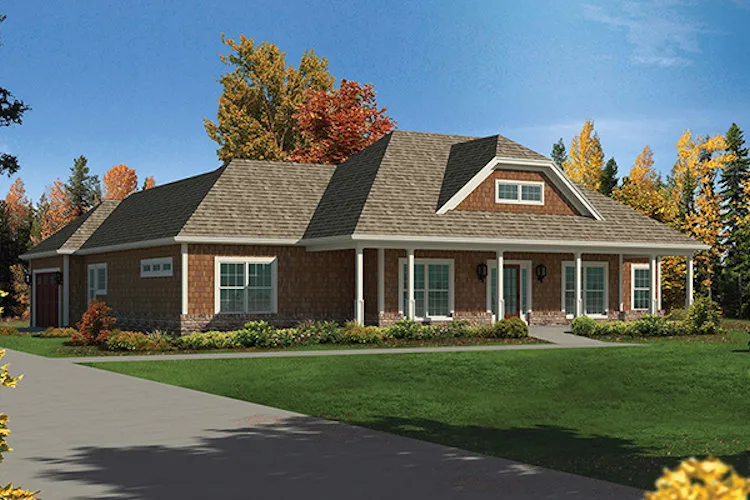 Full Rendering for House Plan #633932