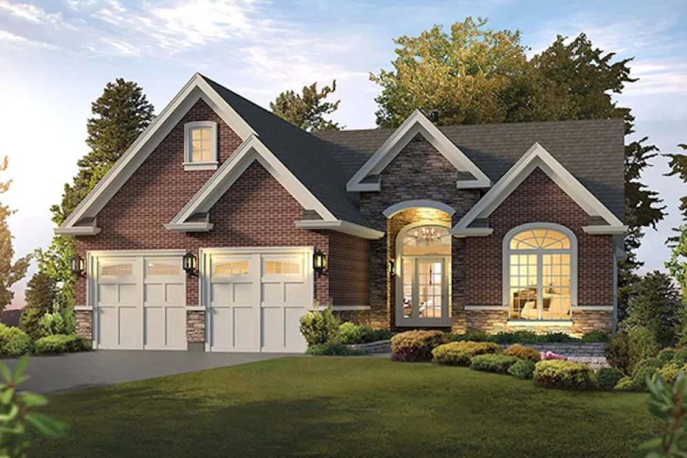 Full Rendering for House Plan #639571