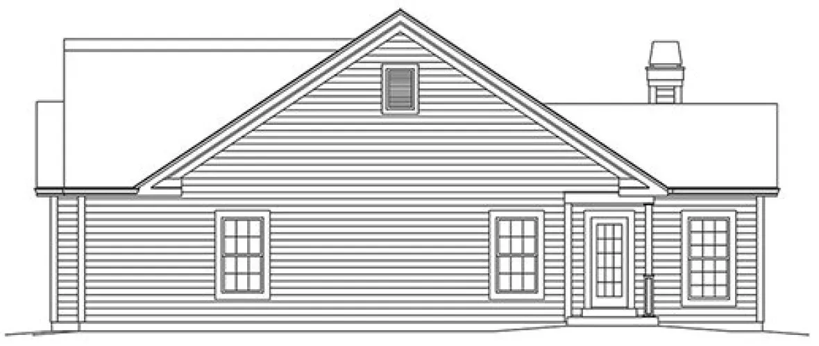 Right Elevation for House Plan #630281