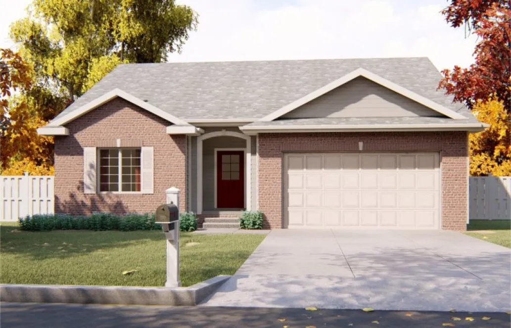 Full Rendering for House Plan #708341