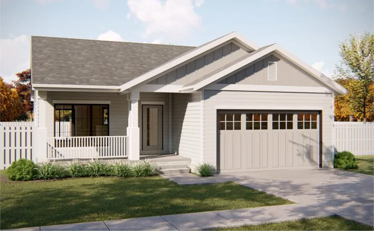 Full Rendering for House Plan #701380