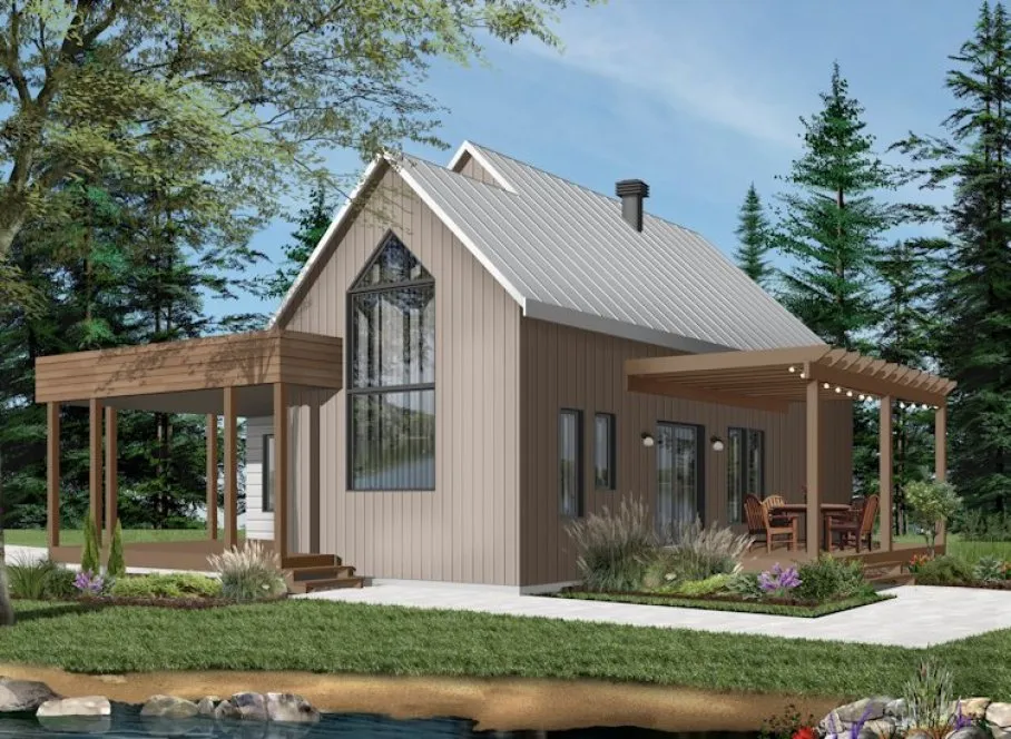 Full Rendering for House Plan #140021