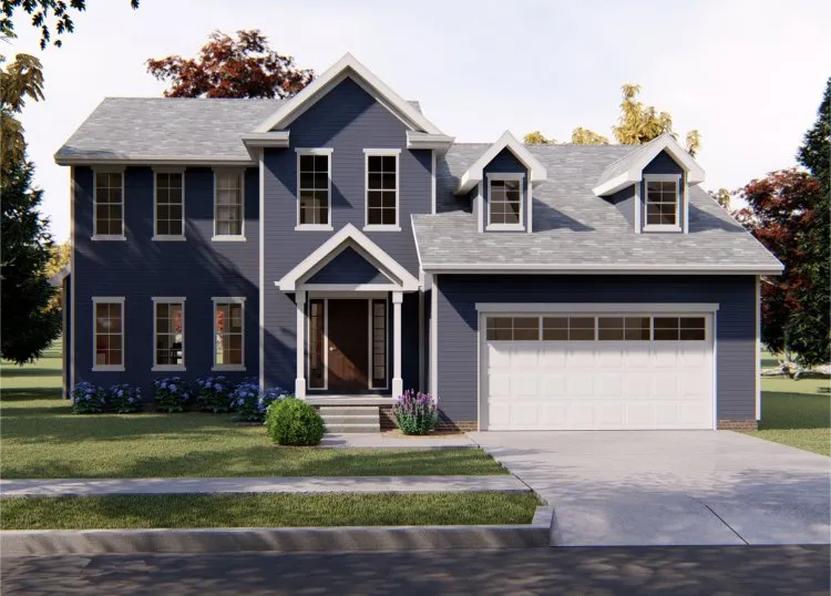 Full Rendering for House Plan #707132