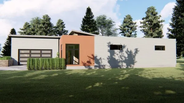 Right Elevation for House Plan #700981