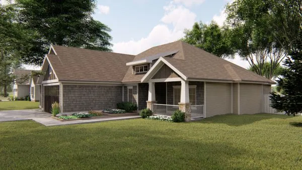 Right Elevation for House Plan #702391
