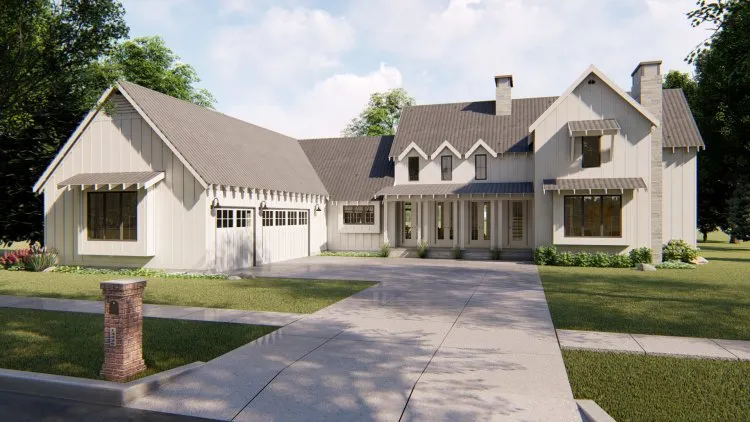 Full Rendering for House Plan #708672